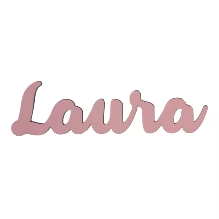 Nombre de Madera para decoraciones de pared | Nombre puerta habitación |  Tamaño de 20/30 CM | Nombre habitación Boda bautizo Comunión | Lulamuk - 1