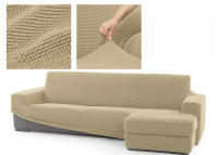 Almeritex Modelo Neuvo Funda superelástica 8 Colores, Para sofá , Silla,Chaise Longue Brazo Largo, y Orejero ,Transpirable, cómoda y Duradera, fácil de Instalar, Dimensiones - details 26