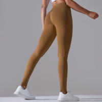 Leggings De Yoga Para Mujer Cintura Alta Levantamiento De Caderas Gimnasio Sin Costuras Pantalones De Deporte Fitness Running - details 31