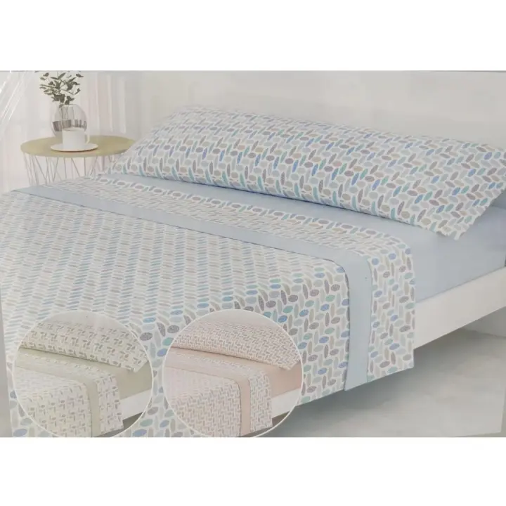 Juegos de Sábanas PIRINEO3 Piezas Invierno, Sabanas Polar Cálidas y suaves térmica. Incluye Bajera Ajustable, Encimera y Funda Almohada.Sabana envio Aleatorios - 1