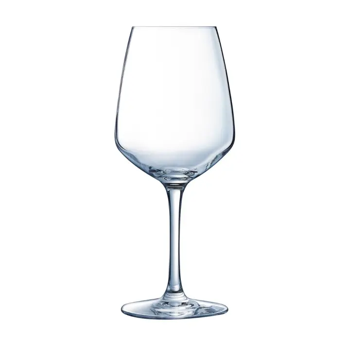 Arcoroc Vina Juliette - Caja de 6 Copas de Vino de Vidrio de 30cl Transparente Brillo - Fabricadas en Francia - Fáciles de Limpiar - Reciclables - 1