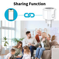 Interruptor Inteligente Ewelink WiFi EU Plug 16A/20A Con Monitoreo De Energía Y Función De Temporización Control Vocal Para Alexa Google Home Alice - details 9