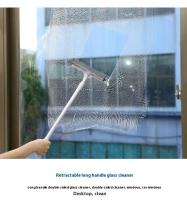 Limpia Ventanas Herramienta Limpiaparabrisas Telescópica Con Mango Largo Esponja Cepillo Mopa 2 En 1 Para Limpieza De Vidrio - details 8