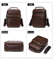 Bolso De Hombro Para Hombre WESTAL De Cuero Genuino Bolsa Mensajera Cruzada Para Tableta De 7.9 Pulgadas Y Móvil Bolsillo De Correa Estilo Vintage - details 21