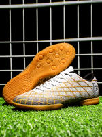 Zapatos De Fútbol Profesionales Para Adultos Duros Antideslizantes Deportivos Interiores Bajo La Rodilla Material PU Tela De Poliéster Suela De Goma - details 12