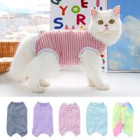 Traje De Recuperación Para Gatos Y Perros Pequeños Antiladridos Ropa Respirable Anti-arrugas Vestido Clásico Para Cirugía De Desamamamiento - details 1