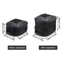 Bolsa De Almohadilla Trasera Para Motocicleta Negra De Gran Capacidad De Tela Oxford Moto Rider Estuche De Equipaje Para R1200GS - details 2