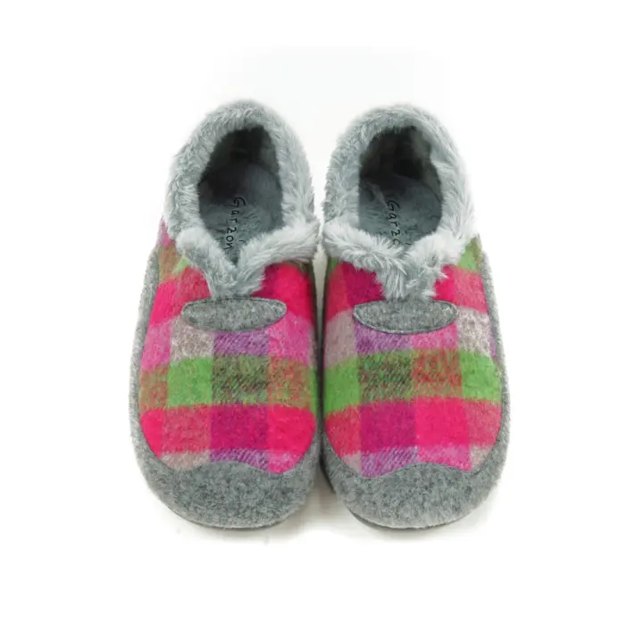 Garzón mod. 7950.300 zapatilla casa para mujer en lana acrílica, sin cordones - 1