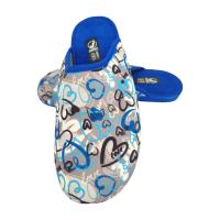 Zapatillas de casa para mujer con  puntera cerrada para verano con corazones y suela de caucho antideslizante - details 2