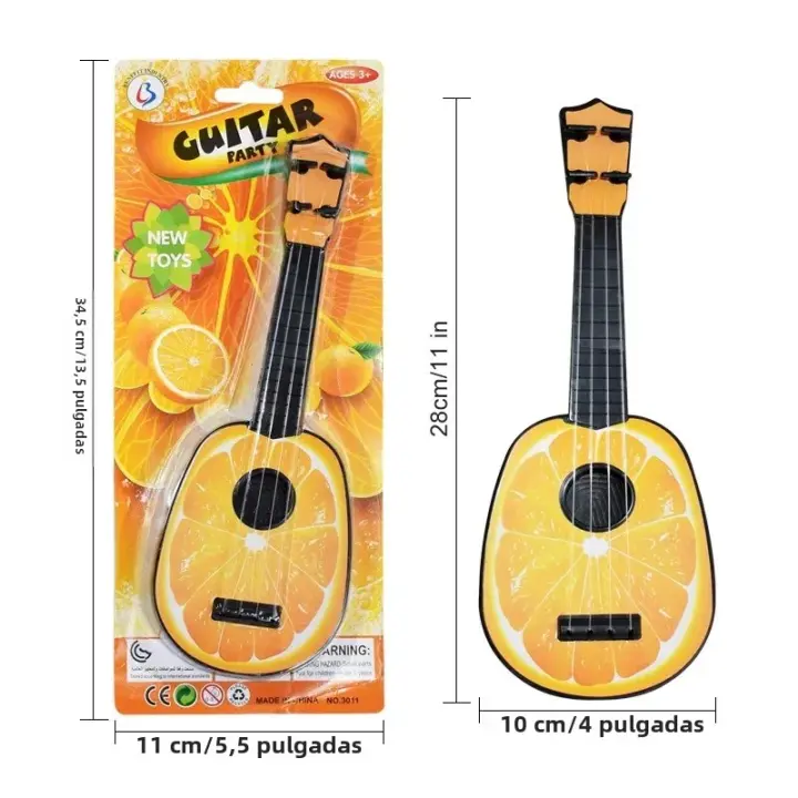 Ukelele De Frutas Simulación Mini Para Niños Juguete Educativo Montessori Instrumento Musical Puzzle Regalo Para Niños - 1