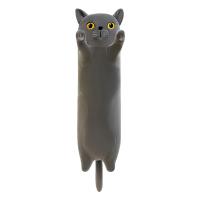 Juguete De Peluche Gato Largo 50cm Color Rosa Naranja Marrón Gris Suave Almohada De Pierna Para Dormir Peluche De Animal Pequeño Regalo - details 5
