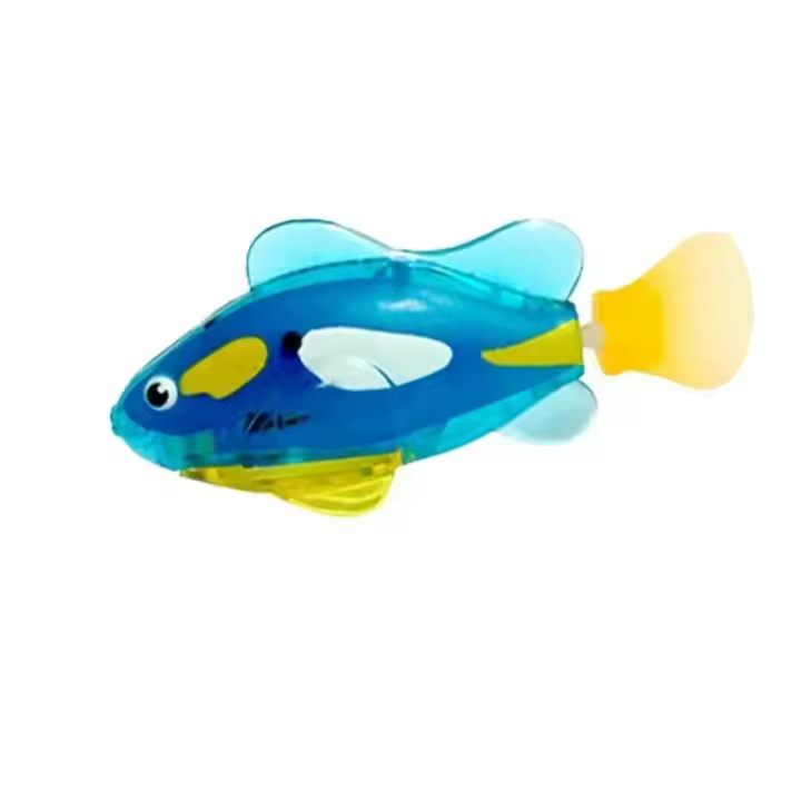 Juguete Para Gatos Robot De Pesca LED Interactivo Juguete De Pescado Electrónico Brillante Para Estimular Los Instintos De Caza Del Mascota Material Plástico - 1