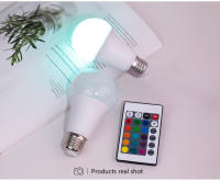 Bombilla LED RGB E27 5W 10W 15W Con Control Remoto IR Luz Inteligente RGBW Para Decoración De Hogar Bombillas LED De Gama Alta - details 9
