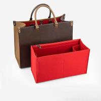 Línea De Inserto De Lana Para Bolso Organizador De Pouch Tote Bag Interno Para LV Onthego Material De Tela Origen China - details 6