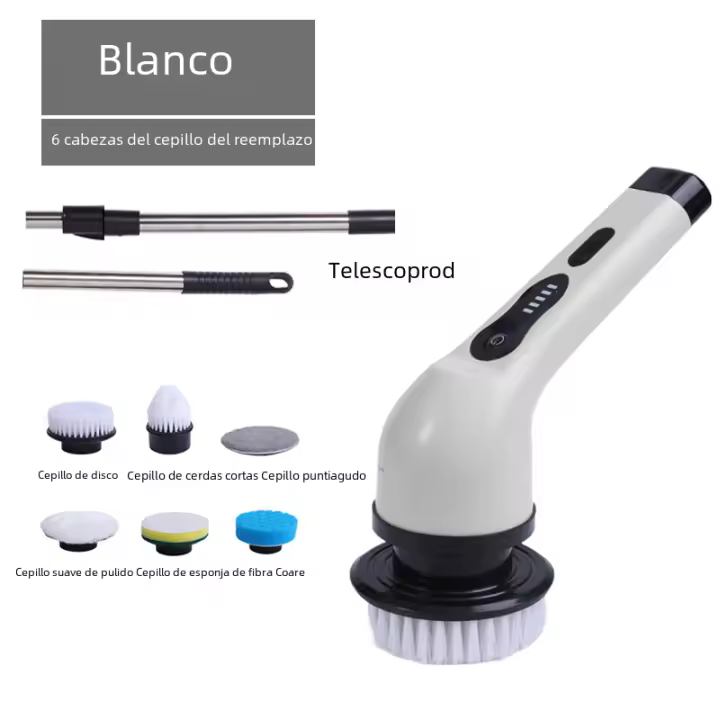 9 En 1 Escobilla De Rotación Para Limpieza Del Hogar Herramientas Eléctricas Para Cocina Y Baño Gadgets De Limpieza - 1