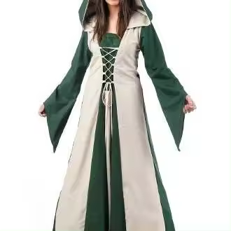 Disfraz Medieval Felicia Verde para mujer (Limit Sport) - 1