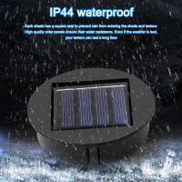 4PCS Luces Solares Interchangeables Para Jardín Y Camino Impermeables Con Luz De Ambiente Modernas Instalación Auto-Contenida Fuente De Energía Solar - details 1