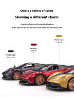 Modelo De Coche De Metal a Escala 1:22 Pagani Huayra Dinastía Juguete Coleccionable Para Niños Con Puertas En Forma De Alas Clásicas Decoración Para Casa - details 6