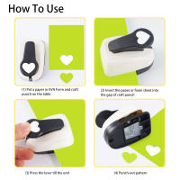 Pulverizador De Agujeros DIY Love Punch 9/16/25mm Para Scrapbooking Y Oficina Herramienta De Corte Para Papel Y Embossing Para Niños - details 6