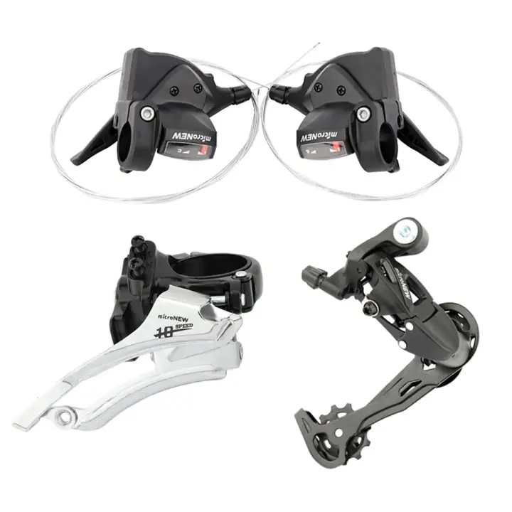 Derailleur MicroNEW Para Bicicleta De Montaña 3x7 3x8 3x9 3x10 3x11 Velocidades Mandos Delantero Y Trasero Ciclismo Piezas De Repuesto Material De Aluminio - 1
