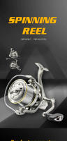Carrete De Pesca En Agua Salada Long Shot Jigging Spinning Reel Serie 8000/9000/10000/12000/14000 17+1BB Para Surf Y Agua Dulce Con Arrastre Máximo De 55lb - details 0