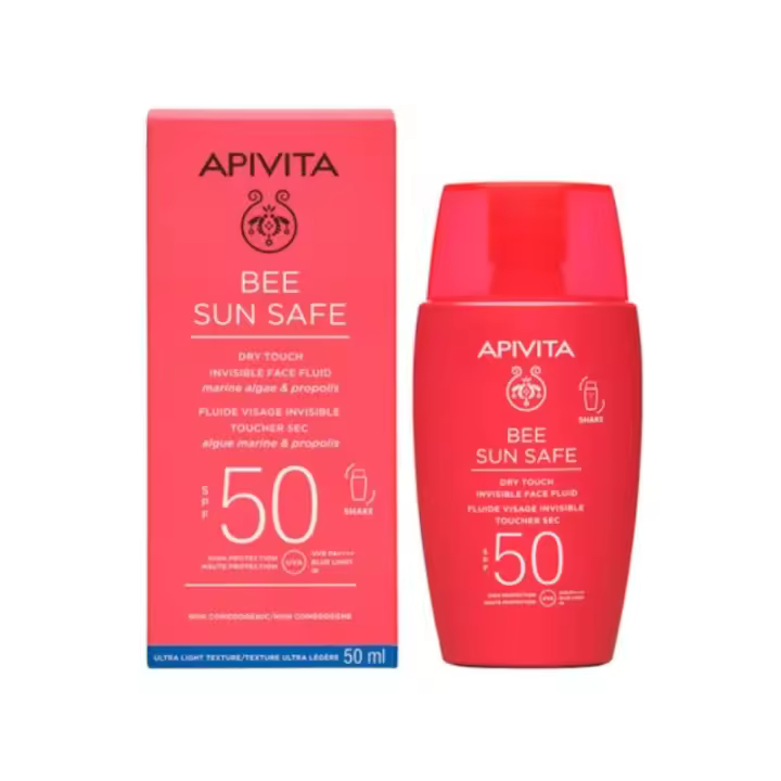 APIVITA Bee Sun Safe Fluido Facial Invisible Toque Seco SPF50 (50ml) ✅ Entrega 24/72h - 1