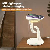 Lámpara De Escritorio LED Con Diseño Flotante Y Carga Inalámbrica 10W Control Táctil Iluminación De Noche Para Decoración Del Dormitorio - details 17