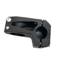Aluminio Negro Aluminio Aleación Manillar 25.4mm/22.2mm Longitud 60mm Accesorios Bicicleta Manillar Exterior Partes 1 Pcs 200g - details 15