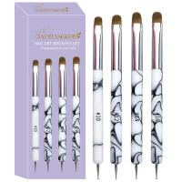 Kit De Pinceles Y Rotuladores Para Arte De Uñas Doble Finalidad Herramientas Profesionales Para Manicura Y Diseño De Uñas Francés - details 1