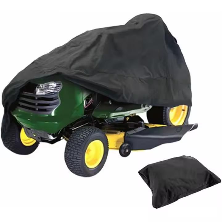 Funda protectora impermeable para cortacésped con conductor, Protección UV, cubierta para tractor de Jardín, XXL (245x50x140 cm). - 1