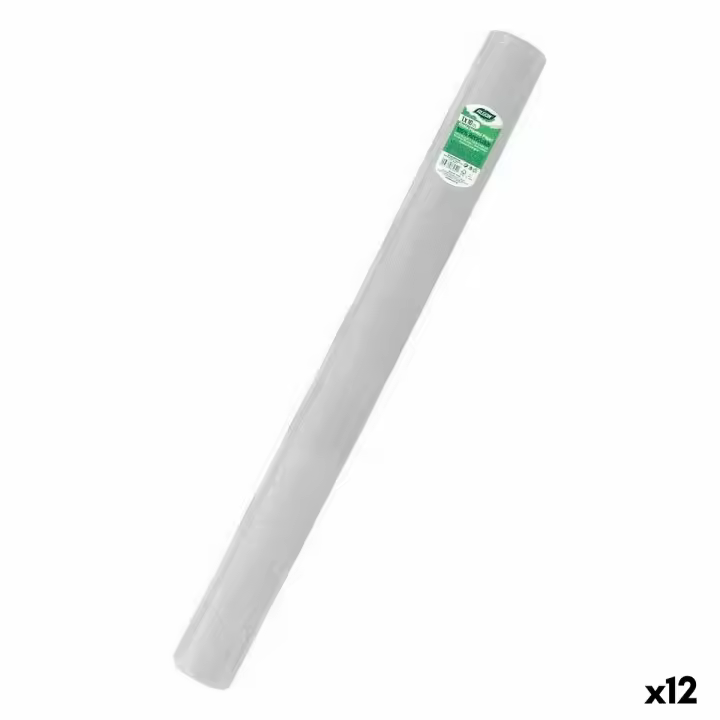 Mantel en rollo Algon Desechables Blanco 1 x 10 m (12 Unidades) - 1