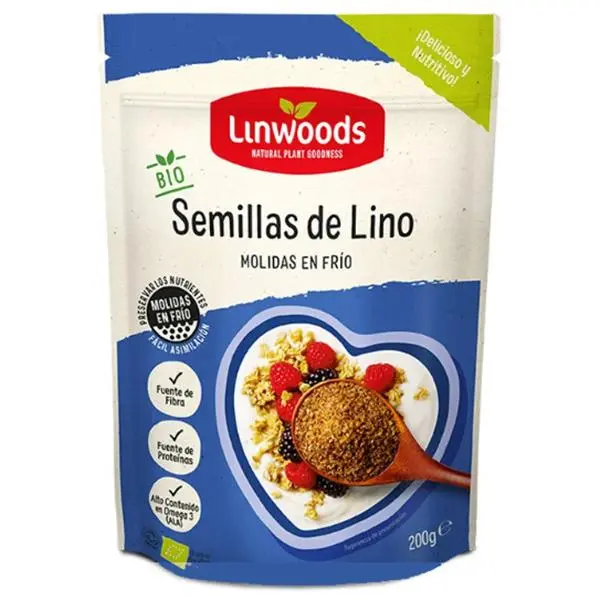 Linwoods Semillas de Lino Molido 200gr - Alimentos y Bebidas Nutricionales - 1