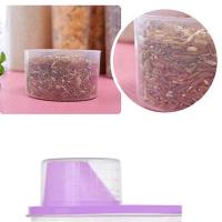 Caja De Almacenamiento Para Cereal Transparente Dispensador De Alimentos Plástico Ecológico Para Harina Frutas Secas Y Aperitivos Uso En La Cocina - details 4