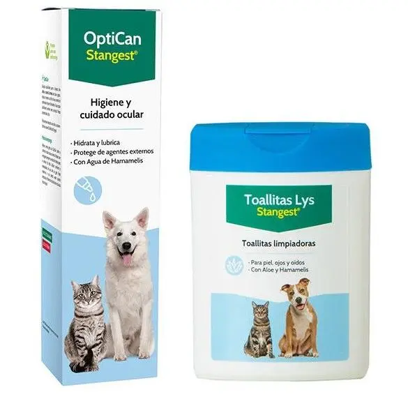 Pack OptiCan + Toallitas 40 unidades para Perros y Gatos  Pack OptiCan + Toallitas 40 unidades Perros y Gatos - 1