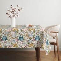 Valentia Home Mantel Hule TEVERE | Mantel Estampado Antimanchas | Mantel Repelente de Agua | Mantel Protección Mesa | Mantel al Corte para Comedor o Cocina | Varios tamaños | Mantel Rectangular y Redondo al Corte - details 0