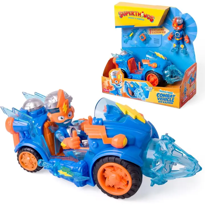 Superthings Kazoom Power – Vehículo de Combate de Kid de la Serie de TV de Clan “Kazoom Power” - 1