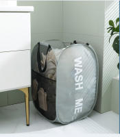 Cesta De Ropa Plegable Con Capacidad Grande Para Almacenamiento De Ropa Sucia Organizador De Juguetes De Malla Transpirable Con Marco Hollow out Mesh Para El Hogar - details 11