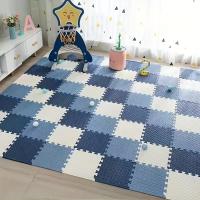 12pcs Alfombra De Esponja Antideslizante Y Impermeable Para Bebés Alfombra De Patches Cuadradas Lavable Con Manos Para Habitación De Niños - details 12
