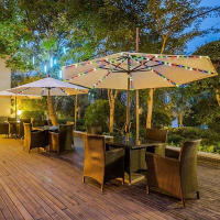 Luz De Paraguas Con Control Remoto Y 8 Modos Operada Por Batería Impermeable Para Decoración De Jardín Patio Courtyard - details 11