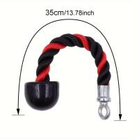 Banda De Resistencia Para Músculos De Los Brazos Tricep Rope Para Ejercicios De Push Pull Y down Para Body Building Y Entrenamiento De Fuerza (Doble Cabeza) - details 4