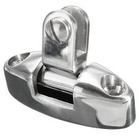 Juego De Bisagra De Acero Inoxidable 316 Con Almohadilla De Goma Para Barco Yate De Marina Hebilla De Montaje De Tipo Montaña Plateado Para Toldo Swivel - details 9