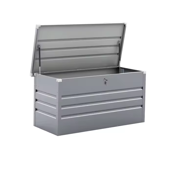 Baúl para jardín "Store" Plateado - 480L - 1