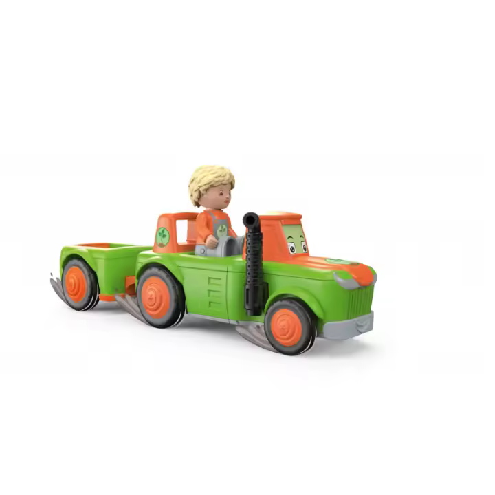 Siku Frank Farmy Juguete para Niños con Motor de Fricción y Remolque - 1
