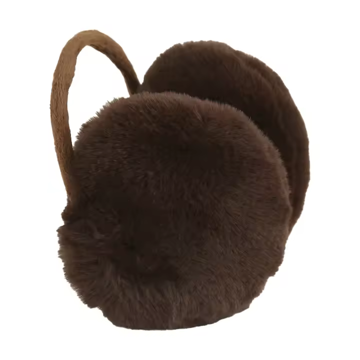 Orejeras de invierno mullidas de piel sintética - 1