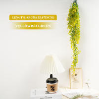 Plantas Artificiales Verdes 83cm Flores Falsas Vínculo Hiedra Uso En Jardín Decoración De Pared Para Fiestas Y Hogar - details 3