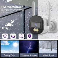 Cámara De Vigilancia Tuya 5MP HD Wifi Con Detección De Movimiento PIR Visión Nocturna En Color IR Cámara De Bala Para Hogar Inteligente Exterior E Interior Monitor Con Visión Nocturna En Color - details 5