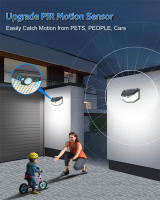 Luz Solar Exterior Con Sensor De Movimiento Y Control Remoto IP65 Impermeable Para Patio Garage Seguridad Luz De Pared - details 19
