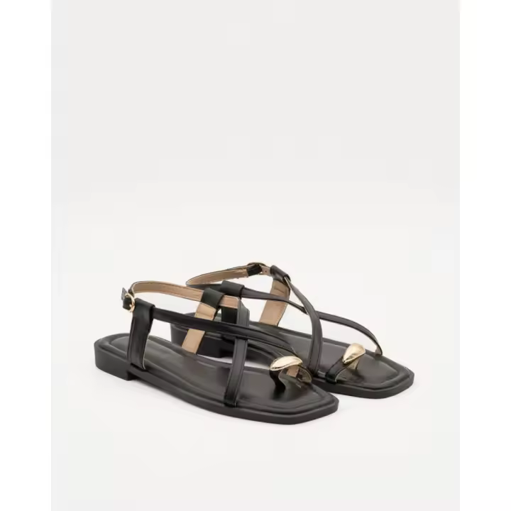 Sandalias planas de Mujer KTEY 282 YS52226 BLK SANDALIA ESCLAVA DEDO BLACK 36330 25V - 1