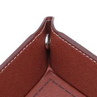 Mesa De Trabajo Organizadora Creativa Plegable De Cuero PU Valet Trinket Collapsible Moneda Billetera Llavero Caja De Almacenamiento Moderna Ecológica - details 5