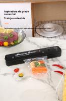 Máquina de Sellado al Vacío Portátil - Envasadora Eléctrica para Alimentos, 220V, Diseño Compacto, Ideal para Conservar Frescura en Casa, Viajes o Camping - Color Negro - details 6